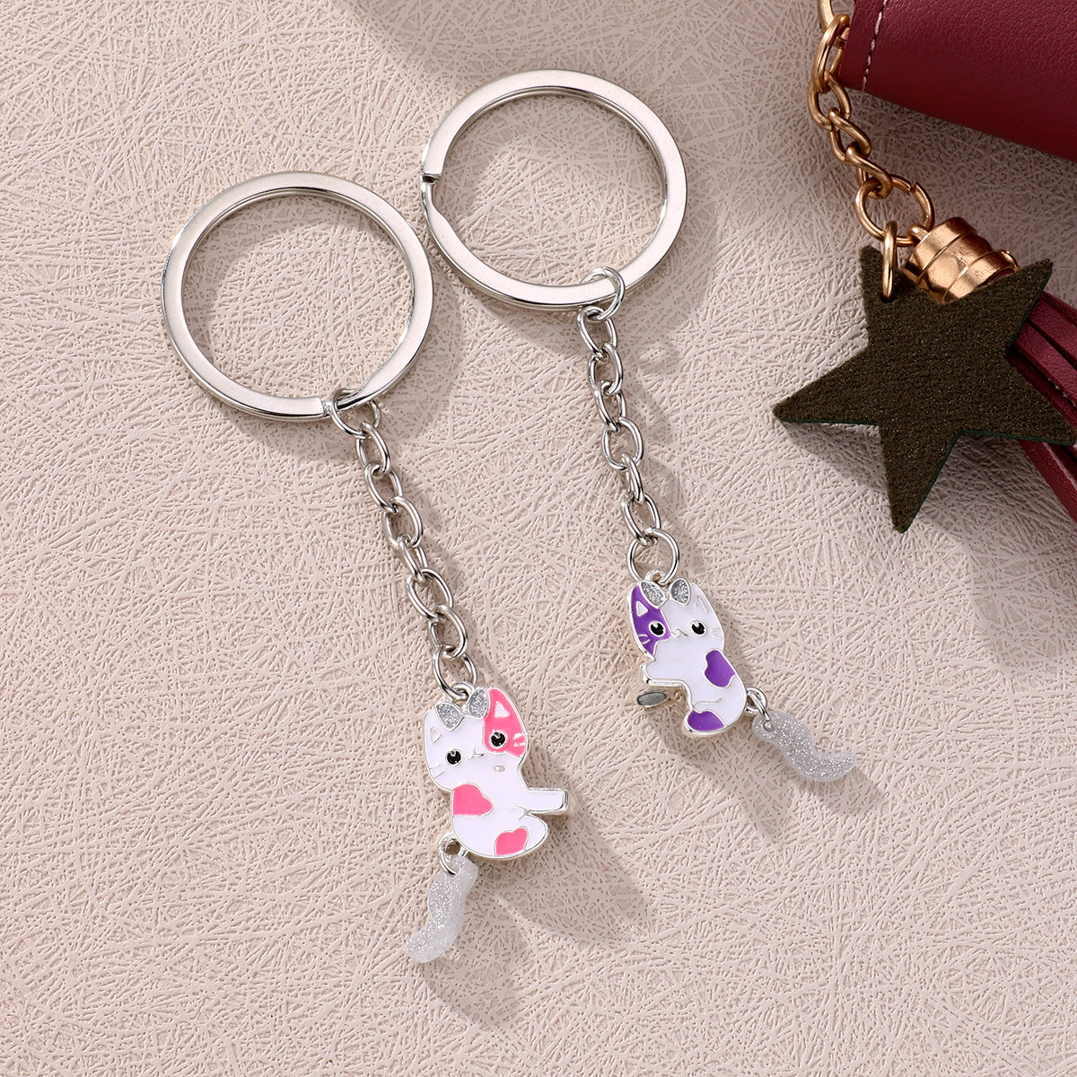 Wholesale Alloy Cartoon Rabbit Keychain